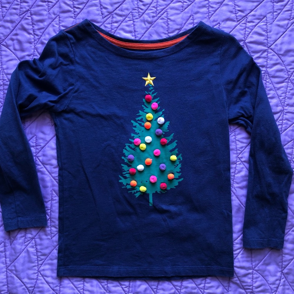Mini Boden Christmas Tree Shirt